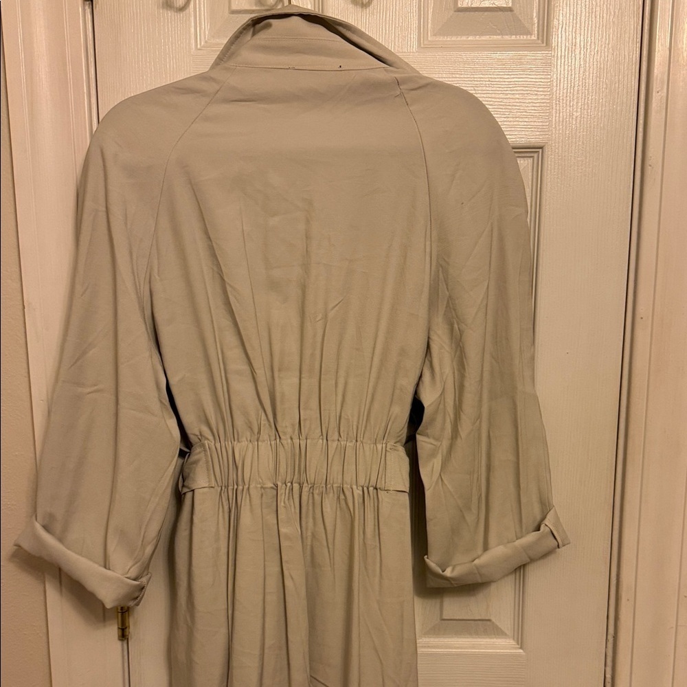 Fore Elegant Cream Trench Coat - Picture 6 of 9